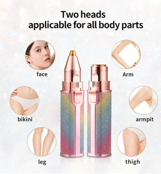 eyebrow trimmer 2 in 1 (use on different body part)