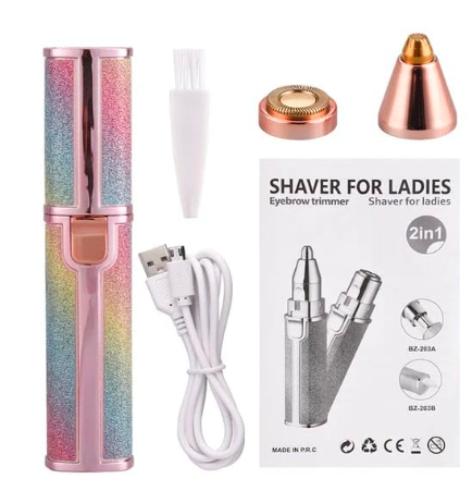 eyebrow trimmer 2 in 1 (use on different body part)