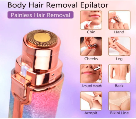 eyebrow trimmer 2 in 1 (use on different body part)